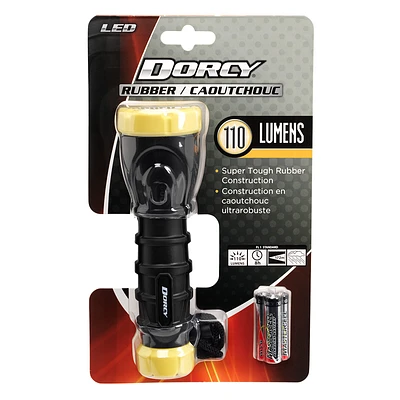 Dorcy Rubber Flashlight - Assorted - 41-2958