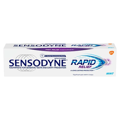 Sensodyne Rapid Relief Toothpaste - Mint - 75ml
