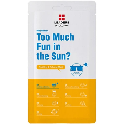 Leaders Daily Wonders Too Much Fun in the Sun? Soothing and Calming Mask