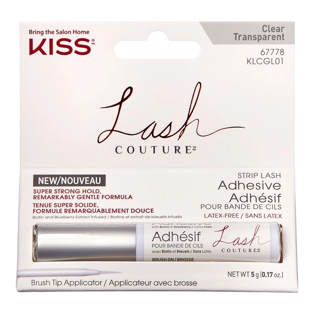 KISS Lash Couture Strip Lash Adhesive - Transparent/Clear - 5g