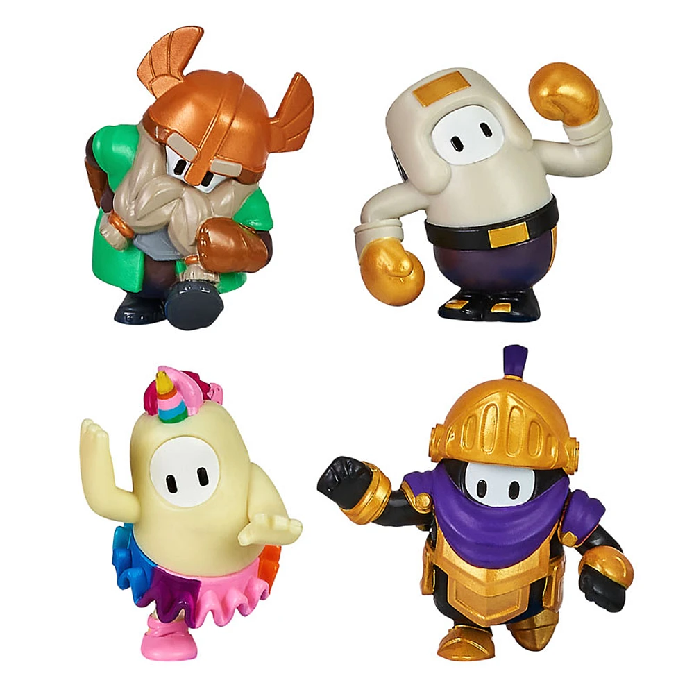 Fall Guys S2 Mini Figure - 4pk - Assorted