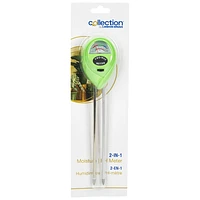 Collection by London Drugs 2-in-1 Moisture/PH Meter - Green - M7031-B