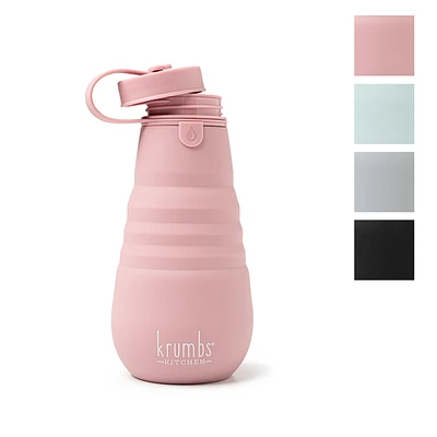 Krumbs Kitchen Silicone Water Bottle - Assorted