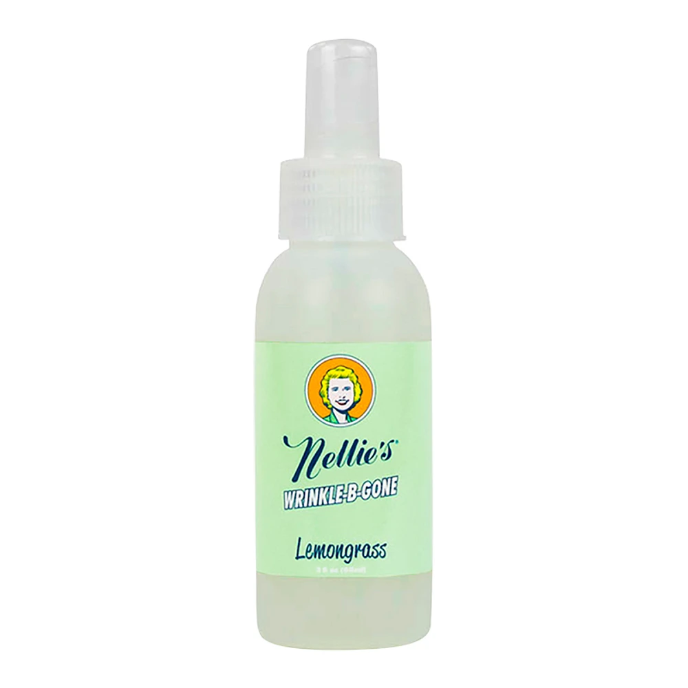 Nellie's Wrinkle-B-Gone Travel Size Spray - Lemongrass - 3oz