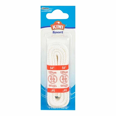 Kiwi Sport Athletic Round Cord Laces - 54-inch - White