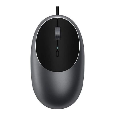 Satechi C1 USB-C Wired Mouse - Black - ST-AWUCMM