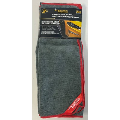 WorkCrew Auto Towel - 3 pack / 16x24 Inch