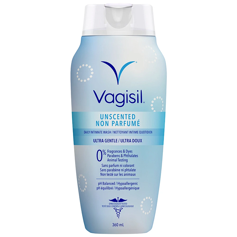 Vagisil Intimate Wash - Unscented - 360ml