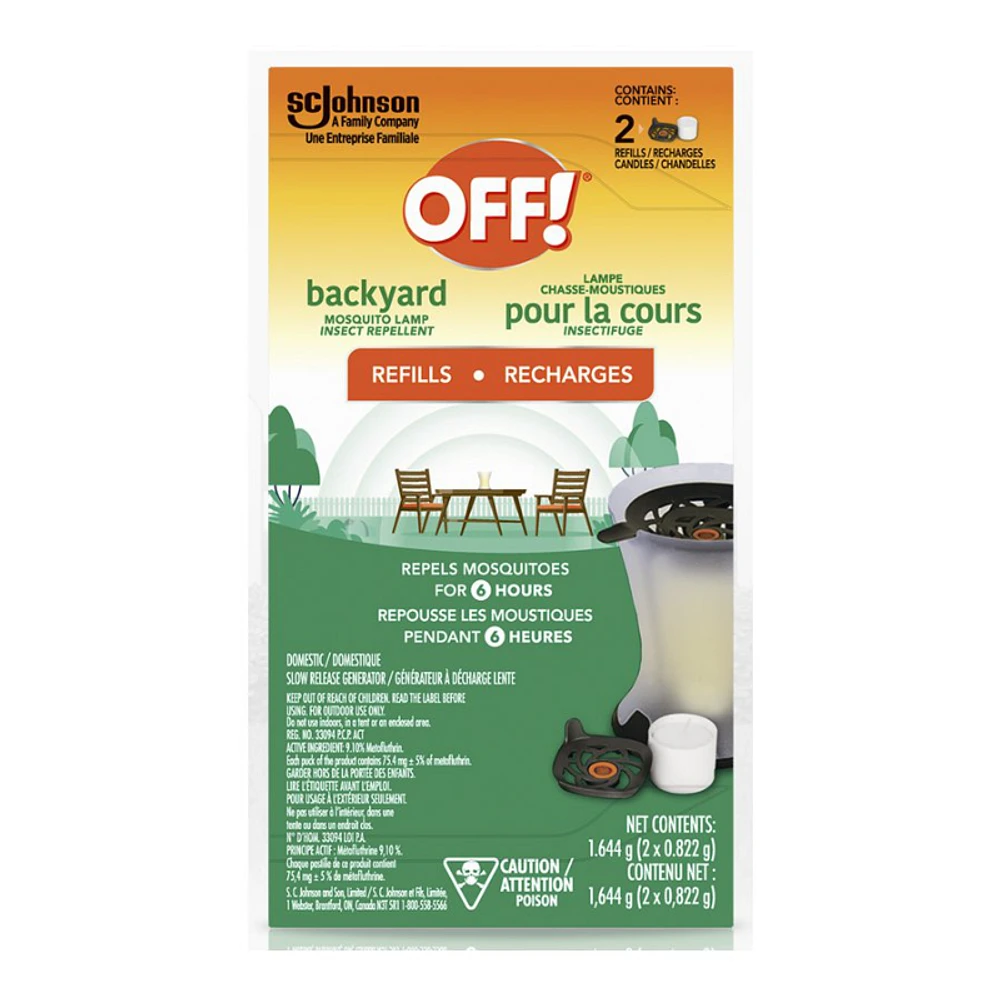 OFF! Insect Repellent Lamp Refill - 2's