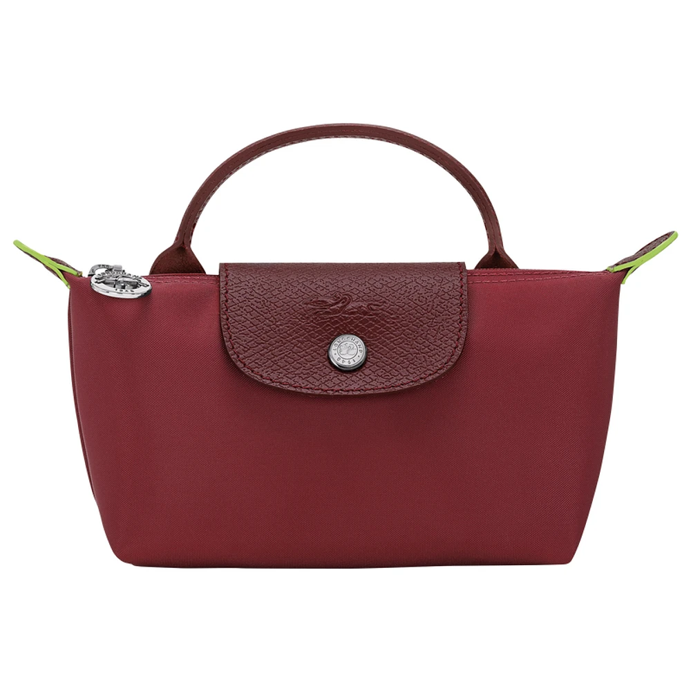 Le Pliage Green Pouch with handle