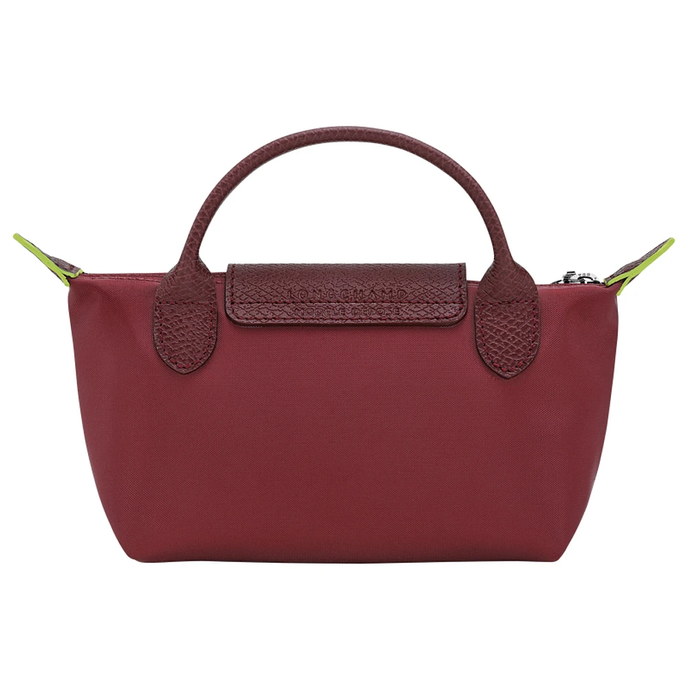 Le Pliage Green Pouch with handle