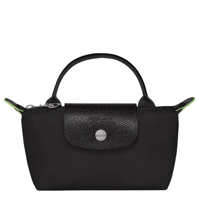 Le Pliage Green Pouch with handle