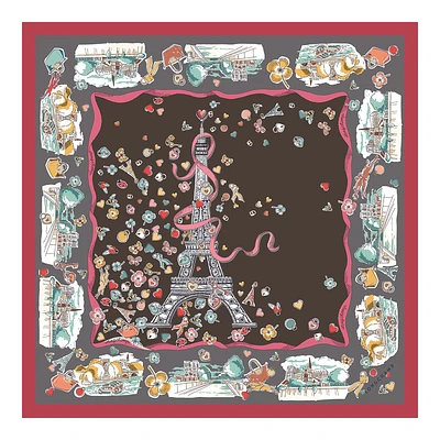 Equestrian Tower Silk scarf