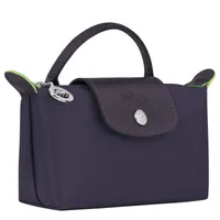 Le Pliage Green Pouch with handle
