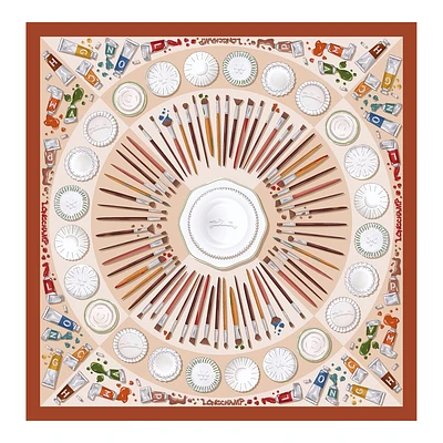 Palette d'Artiste Silk scarf 70