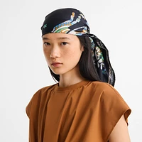 Forêt Longchamp Silk scarf 90