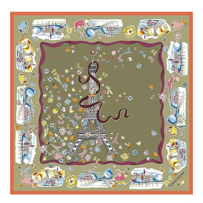 Equestrian Tower Silk scarf