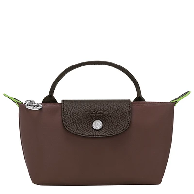 Le Pliage Green Pouch with handle