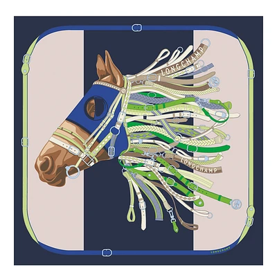 Tête de cheval Silk scarf 90