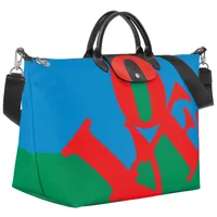Longchamp x Robert Indiana Travel bag