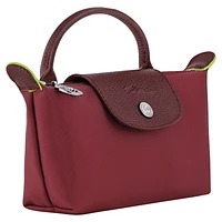 Le Pliage Green Pouch with handle