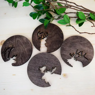 Zealous Decor - Wildlife Coasters