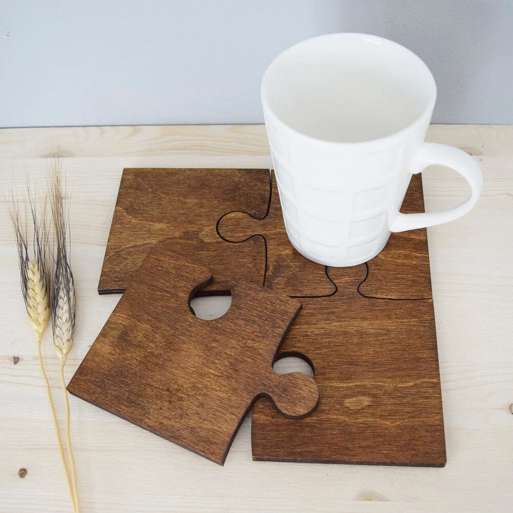 Zealous Decor - Puzzle Coasters