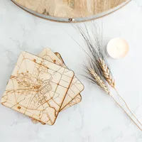 Zealous Decor - Winnipeg Map Coasters