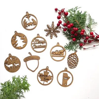Hein's Laser Engraving - Christmas Ornaments