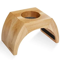 Sactionals Roll Arm Drink Holder: Hickory