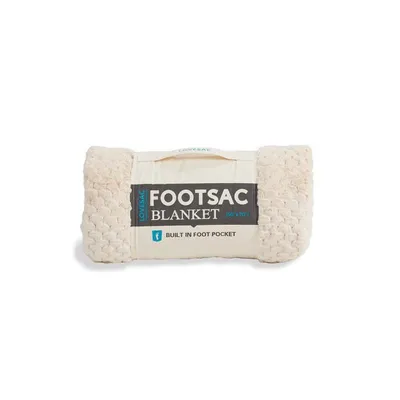 Footsac Blanket: Macadamia Scalloped Phur - Lovesac