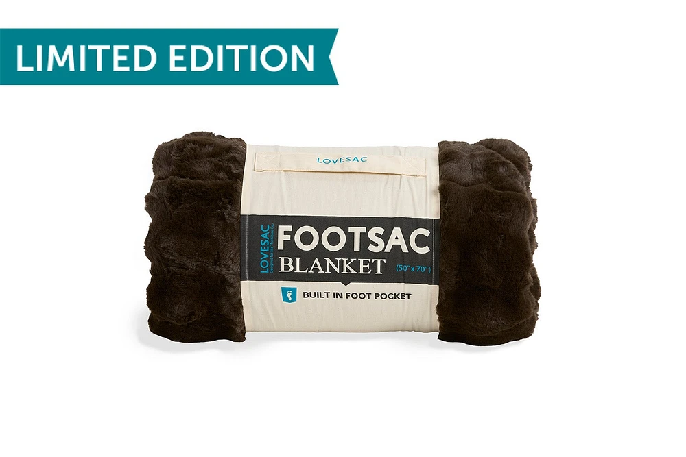 Footsac Blanket: Espresso Sand Sculpted Phur