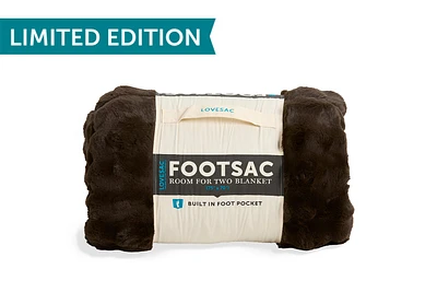 Room for Two Footsac Blanket: Espresso Sand Sculpted Phur