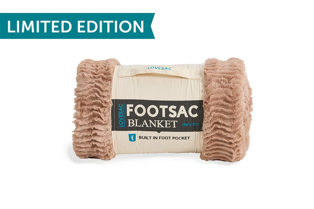 Footsac Blanket: Rose Gold Rippled Sands Phur