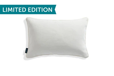24x16 Throw Pillow Cover: Alabaster Etched Chenille