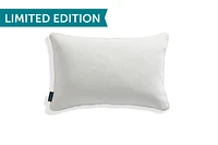 24x16 Throw Pillow Cover: Alabaster Etched Chenille