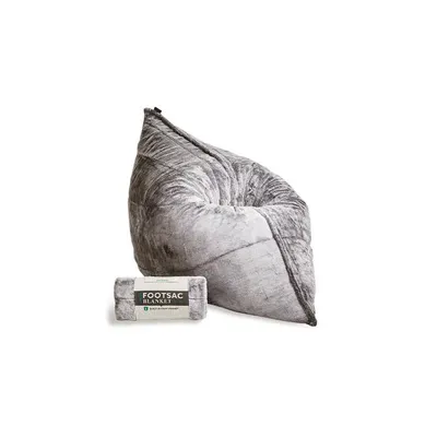 PillowSac Bundle: Footsac in Charcoal Wombat Phur