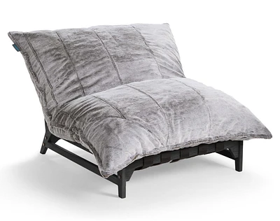 PillowSac Accent Chair: Charcoal Wombat Phur