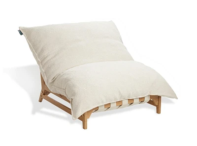 PillowSac Accent Chair: Cloud Bouclé