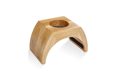 Sactionals Roll Arm Drink Holder: Hickory