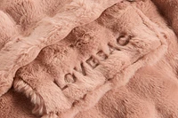 Footsac Blanket: Rose Gold Sand Sculpted Phur