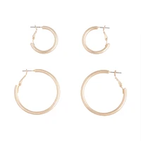 Gold Chunky Hoop Pack