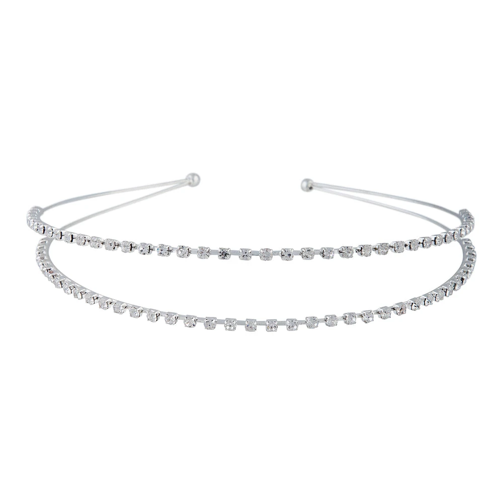 Crystal Double Row Alice Band