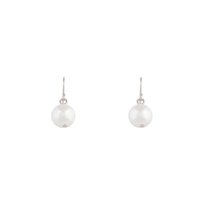 Classic Pearl Ball Drop Earrings