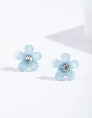 Pretty Flower Stud Earrings