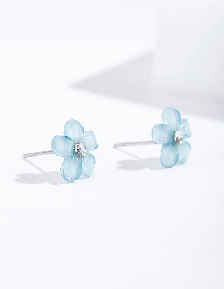 Pretty Flower Stud Earrings