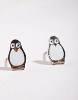 Mini Penguin Stud Earrings