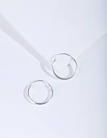 Sterling Silver 12mm Hoop Earrings