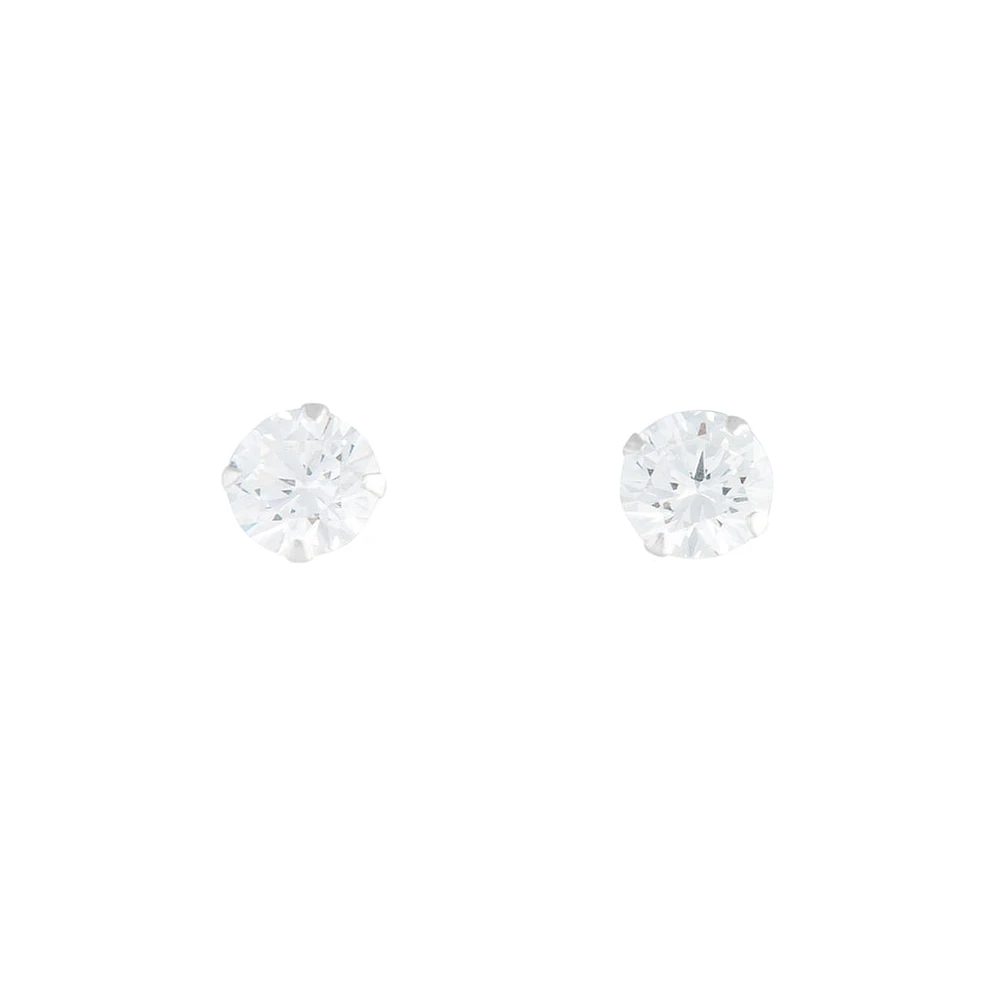 Sterling Silver Cubic Zirconia Stud