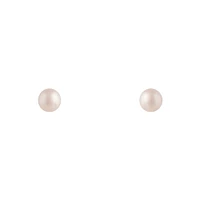 Sterling Silver 5mm Freshwater Pearl Stud Earrings